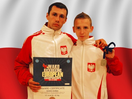 Bolesław "Bolek" Nowak i Dawid "Mamut" Durma OKT Otwock Kick-boxing Team